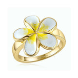 White Pua Melia Ring Ring Island by Koa Nani 6 