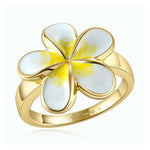 White Pua Melia Ring Ring Island by Koa Nani 8 