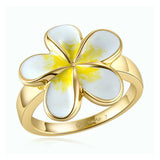 White Pua Melia Ring Ring Island by Koa Nani 8 