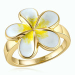 White Pua Melia Ring Ring Island by Koa Nani 10 