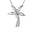 In this photo there is a large white gold palm tree pendant with three diamond coconuts.