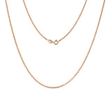 14K Rose Gold Rope Chain Island by Koa Nani 