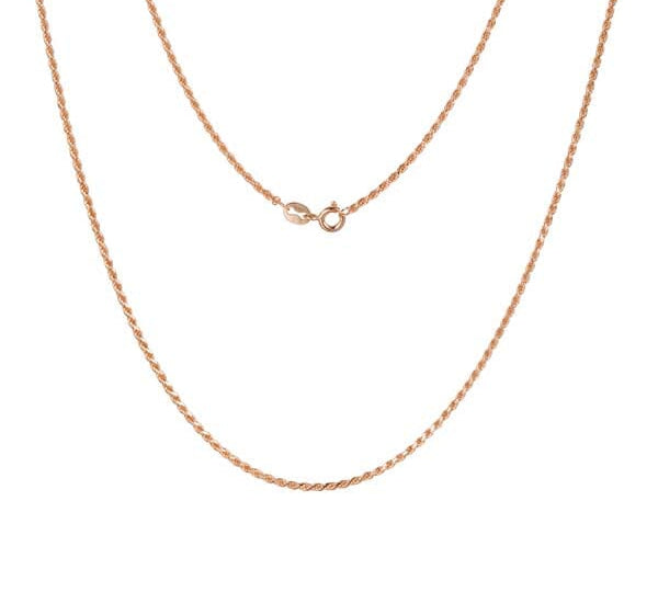 14K Rose Gold Rope Chain Island by Koa Nani 