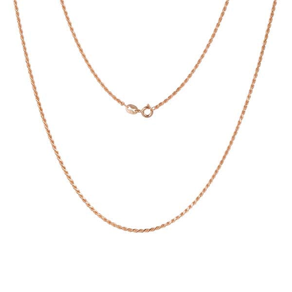 14K Rose Gold Rope Chain Island by Koa Nani 