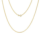 14K Yellow Gold Rope Chain Island by Koa Nani 