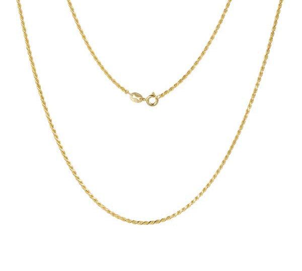 14K Yellow Gold Rope Chain Island by Koa Nani 