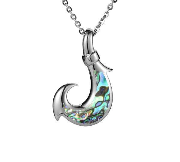 Abalone Ahi Hook Pendant Pendant Island by Koa Nani 