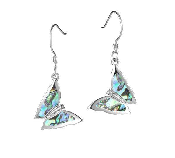 Abalone Buttergly Earrings Earrings Island by Koa Nani 