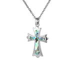 Abalone Cross Pendant Pendant Island by Koa Nani 