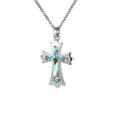 Abalone Cross Pendant Pendant Island by Koa Nani 