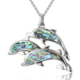 Abalone Dolphins Ohana Pendant Pendant Island by Koa Nani 