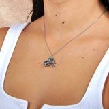 Abalone Dolphins Ohana Pendant Pendant Island by Koa Nani 