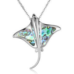 Abalone Eagle Ray Pendant Pendant Island by Koa Nani 