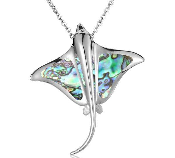Abalone Eagle Ray Pendant Pendant Island by Koa Nani 