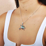 Abalone Hilo Honu Pendant Pendant Island by Koa Nani 