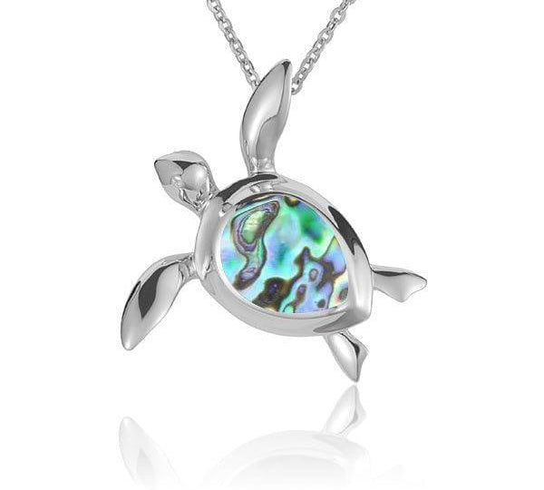 Abalone Hilo Honu Pendant Pendant Island by Koa Nani Small 
