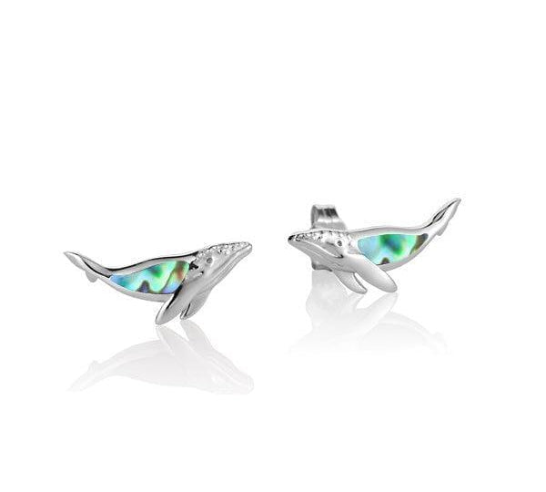 Abalone Humpback Whale Earrings Earrings Island by Koa Nani 