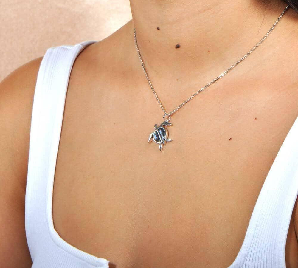 Abalone Lanai Honu Pendant Pendant Island by Koa Nani 