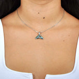 Abalone Majestic Whale Tail Pendant Pendant Island by Koa Nani 