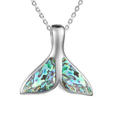 Abalone Majestic Whale Tail Pendant Pendant Island by Koa Nani 
