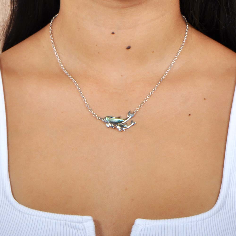 Abalone Makuahine Dolphin Necklace Necklace Island by Koa Nani 