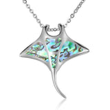 Abalone Manta Ray Pendant Pendant Island by Koa Nani 
