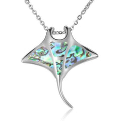 Abalone Manta Ray Pendant Pendant Island by Koa Nani 