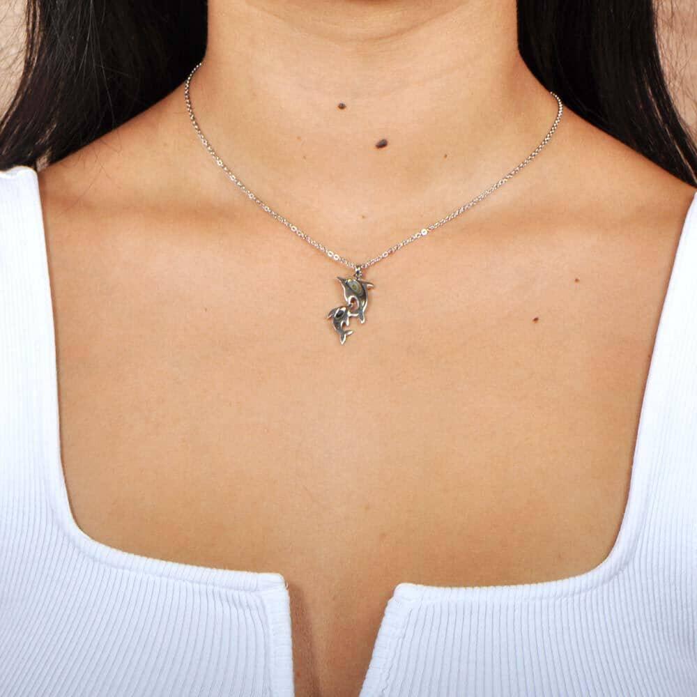 Abalone Nai’a Lovers Pendant Pendant Island by Koa Nani 