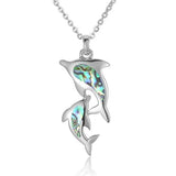 Abalone Nai’a Lovers Pendant Pendant Island by Koa Nani 