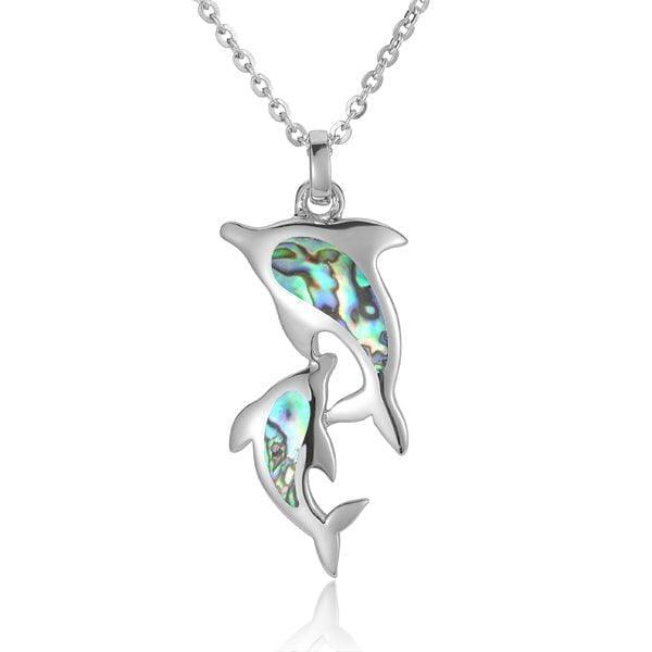 Abalone Nai’a Lovers Pendant Pendant Island by Koa Nani 