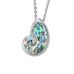 Abalone Nautilus Shell Pendant Pendant Island by Koa Nani 