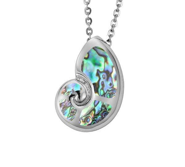 Abalone Nautilus Shell Pendant Pendant Island by Koa Nani 