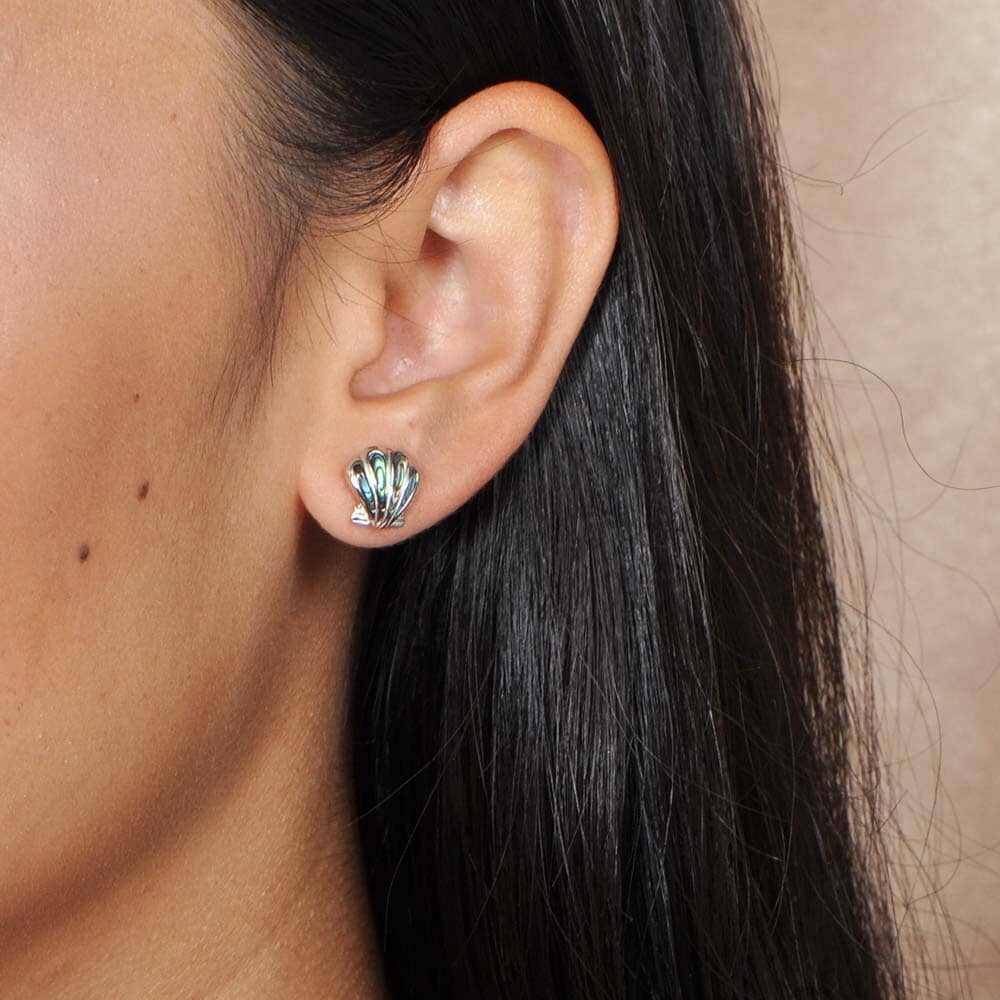 Abalone Oyster Shell Earrings Pendant Island by Koa Nani 