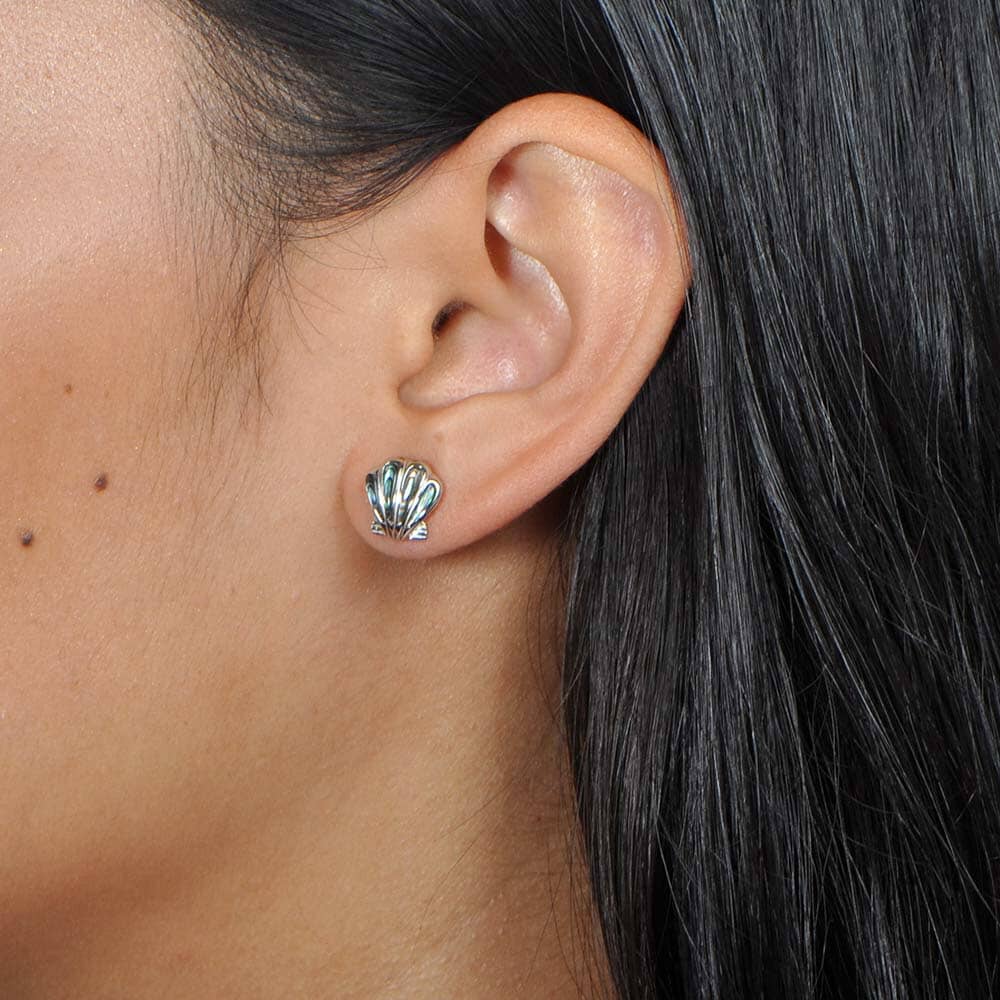 Abalone Oyster Shell Earrings Pendant Island by Koa Nani 