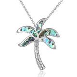 Abalone Palm Tree Pendant Pendant Island by Koa Nani Large 
