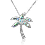 Abalone Palm Tree Pendant Pendant Island by Koa Nani Small 