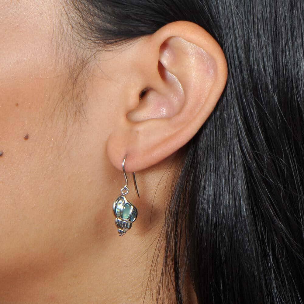 Abalone Seashell Earrings Earrings Island by Koa Nani 