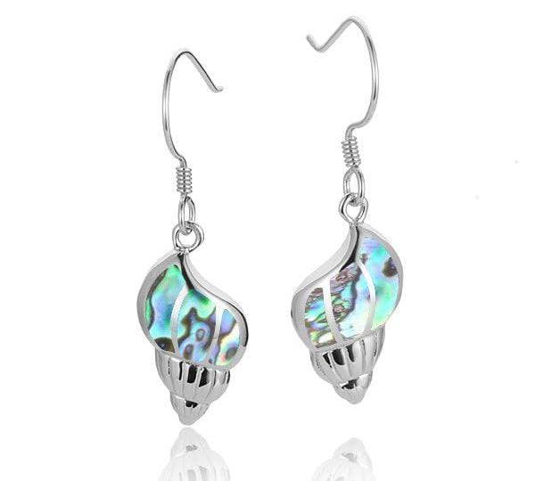 Abalone Seashell Earrings Earrings Island by Koa Nani 
