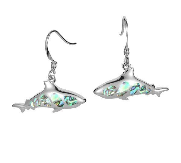 Abalone Shark Earrings Earrings Island by Koa Nani 