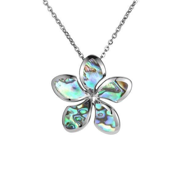 Abalone Sunrise Plumeria Pendant Pendant Island by Koa Nani 