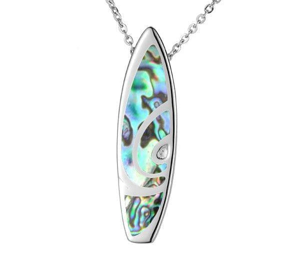 Abalone Surfboard Pendant Pendant Island by Koa Nani 