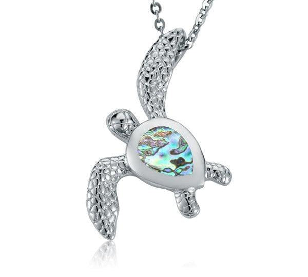 Abalone Waikiki Honu Pendant Pendant Island by Koa Nani 