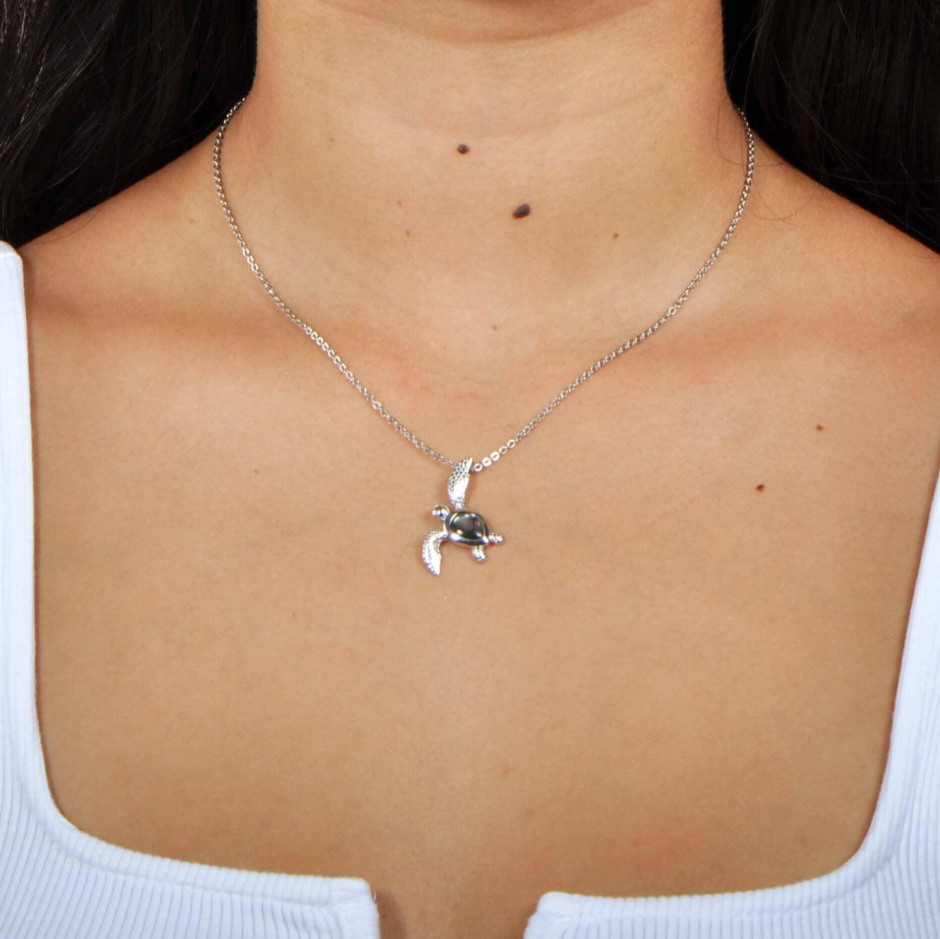 Abalone Waikiki Honu Pendant Pendant Island by Koa Nani 