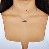 Abalone Whale Tail Pendant Pendant Island by Koa Nani Small 