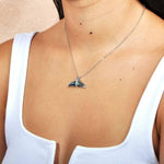 Abalone Whale Tail Pendant Pendant Island by Koa Nani 