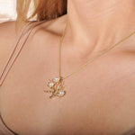 Akoya Pearl Coral Pendant Pendant Island by Koa Nani 