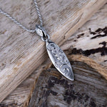 Black Barefoot Surfboard Pendant Pendant Island by Koa Nani 