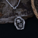 Black Chained Skull Pendant Pendant Island by Koa Nani 