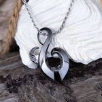 Black Serpent Hook Pendant Pendant Island by Koa Nani 