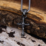 Black Skull Cross Pendant Pendant Island by Koa Nani 